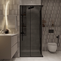 Душевой уголок Niagara Nova 1950x900x900 (тонированное стекло) черный матовый NG-2823-34BLACK