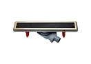 Душевой лоток Pestan Confluo Premium Gold Black Glass Line 13100095
