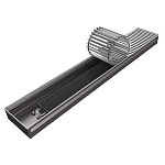 Внутрипольные конвекторы КЗТО Бриз ширина 200 мм, глубина 190 мм с естественной конвекцией