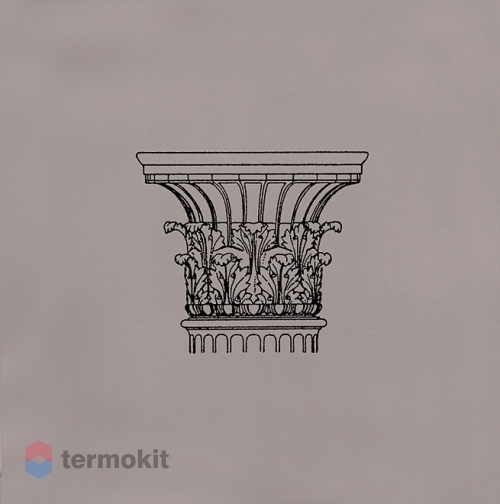 Керамическая плитка Kerama Marazzi Авеллино STG/E502/17008 Коричневый Декор 15x15
