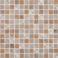 Мозаика Стеклянная Vidrepur Mos. Born Brown (на сетке) 31,7x31,7
