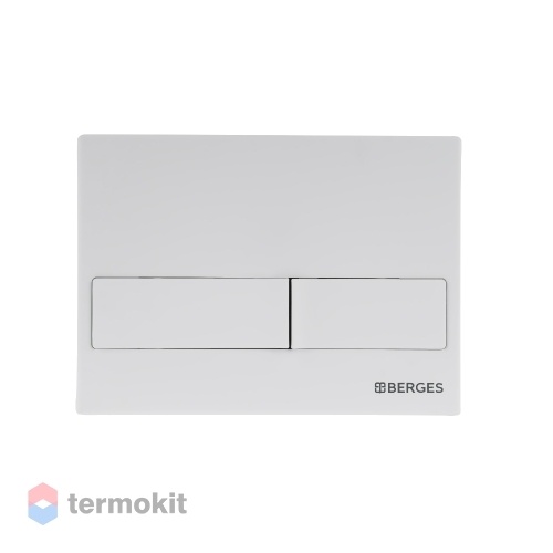 Клавиша смыва BERGES NOVUM L4 Soft Touch белая 040014