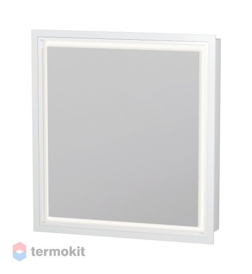 Зеркальный шкаф Duravit L-Cube 65 с подсветкой белый глянец LC7650L0000