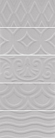 Керамическая плитка Kerama Marazzi Авеллино серый структура mix 16018 Настенная 7,4x15