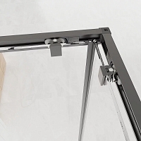 Душевой уголок Veconi Evo 300 GR 1950x1200x800 графит брашированный E3-GR-12080-01-C9