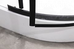 Душевой уголок ESBANO 2000x900x900 черный ESUGD7015B