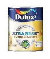 Dulux Ultra Resist полуматовая, Краска для кухни и ванной латексная, база BC 0,9л