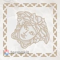 Керамогранит Versace Emote 262590 Tozetto Greca Onice Bianco вставка 10х10