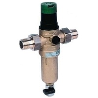 Фильтр Honeywell Braukmann FK06-3/4&quot;-AAM для горячей воды, с промывочным краном и редуктором давления