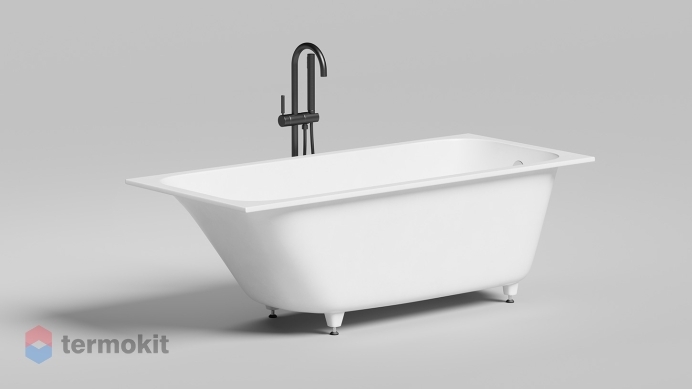 Ванна из искусственного камня Salini ORLANDA S-Stone 1600x700 белый матовый 102025M