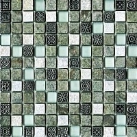 Керамическая плитка Lantic Colonial Mosaico Tecno Quarz Emerald Мозаика 29,6x29,6