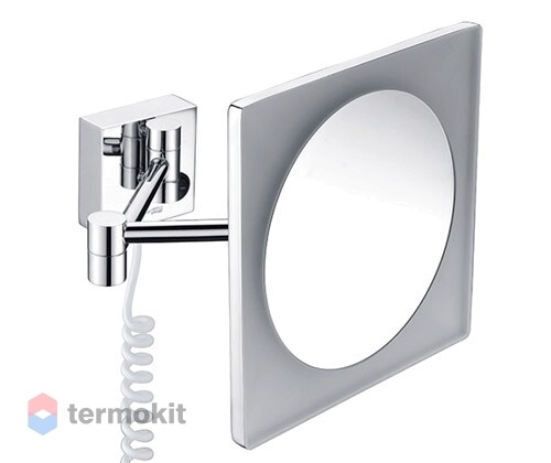 Зеркало WasserKRAFT с LED-подсветкой, 3-х кратным увеличением K-1008