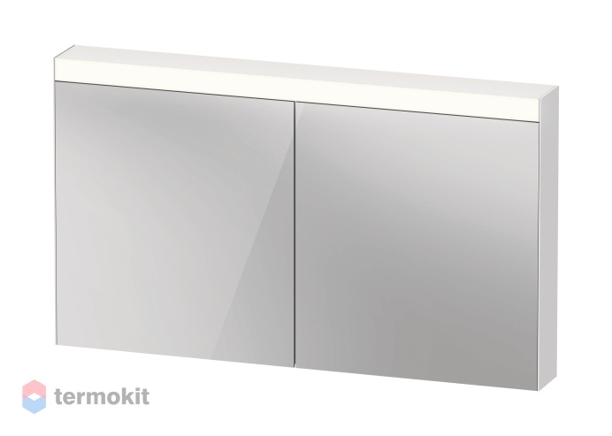 Зеркальный шкаф Duravit Light & Mirrors 130 с подсветкой белый глянец LM785400000