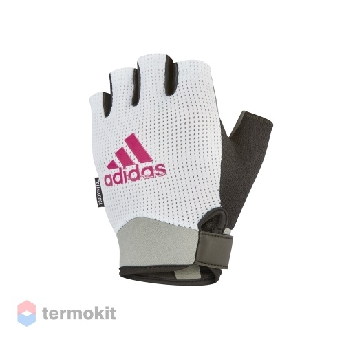 Перчатки для фитнеса Adidas White- L ADGB-13245