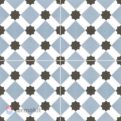 Керамогранит Niceker Chic Howard Blue 44,5x44,5