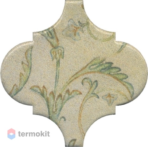 Керамическая плитка Kerama Marazzi Арабески Котто OP/A166/65000 орнамент декор 6,5x6,5