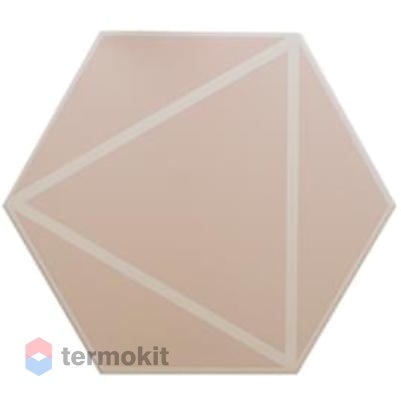 Керамогранит DNA Tiles Fancy Lines Pink 20x23