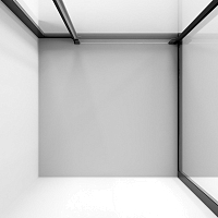 Душевой уголок Niagara Nova 1950x1000x1000 черный матовый NG-6835-34BLACK