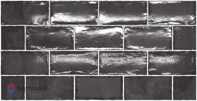 Керамическая плитка Equipe Altea 27615 Black настенная 7,5x15