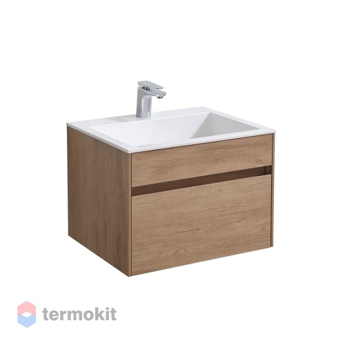Тумба под раковину Vincea Chiara 60 подвесная N.Oak VMC-2C600NO