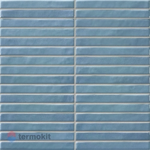 Керамическая плитка La Platera Kromo Pencil Teal настенная 35x35