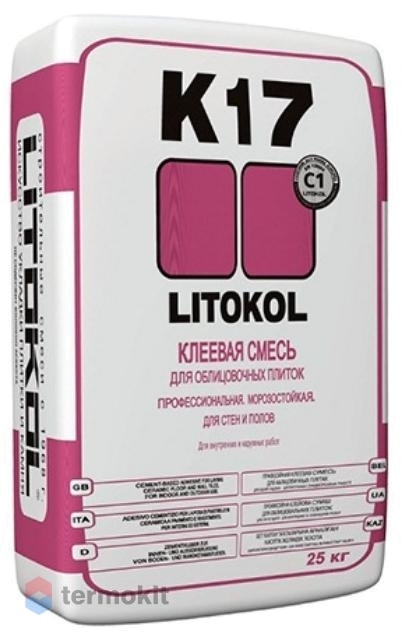 Клей Litokol K17 серый 25кг