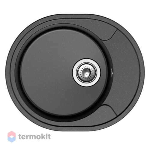Мойка для кухни Reflexion Allonge 58-BL черный RF0658BL