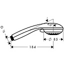 Ручной душ Hansgrohe Crometta 85 28563000