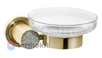 Мыльница Boheme Royal Cristal золото 10923-G