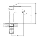 Смеситель для раковины Solone JAT1-A094