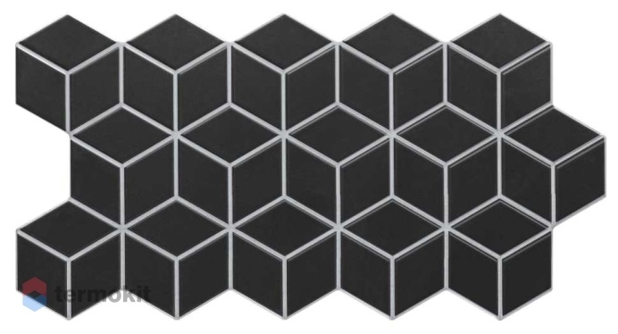 Керамогранит Realonda Rhombus Black 26,5x51