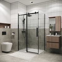 Душевой уголок Grossman Classic 1950x1100x900 графит сатин 120.K33.04.1180.42.00