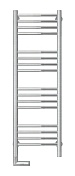 Электрический полотенцесушитель Сунержа Богема 2.0 (прямая) 1000x300 ТЭН Лев. сатин арт. 071-5204-1030