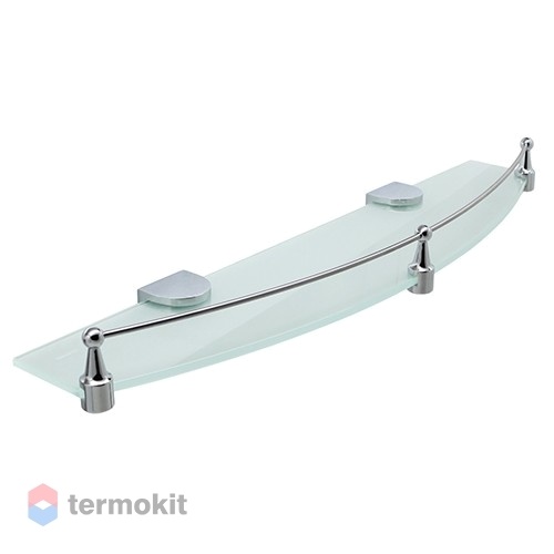 Полка стеклянная с бортиком WasserKRAFT Kammel K-8344
