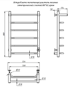 Полотенцесушители электрические Aringa Киото