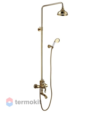 Душевая система со смесителем, верхним и ручным душем Lemark Brava LM4762G