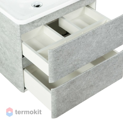 Тумба под раковину 60 подвесная BELBAGNO Albano Cemento Verona Grigio ALBANO-600-2C-SO-CVG