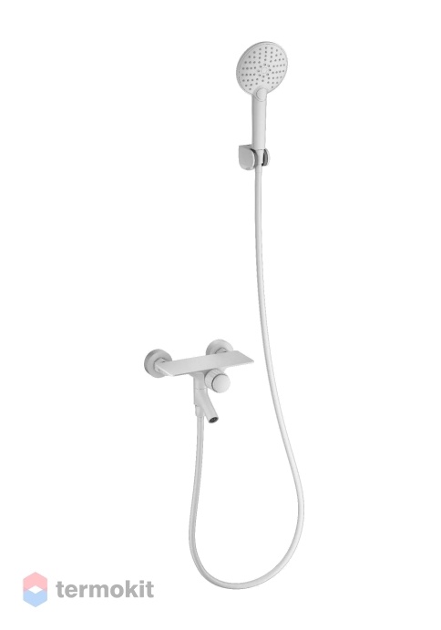 Смеситель для ванны и душа WONZON & WOGHAND Белый WW-FE05L221-MW