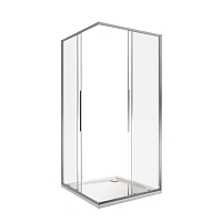 Душевой уголок Bas Idea CR-90-C-CH 900x900x1950 хром ИД00016