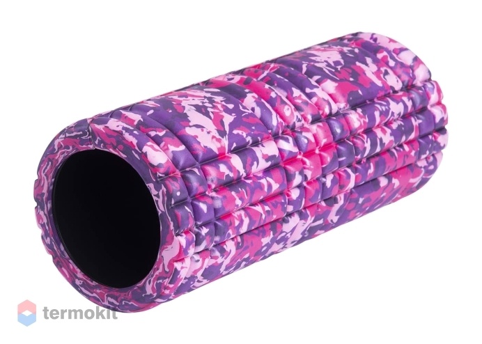 Ролик массажный Starfit FA-508 33x14cм розовый камуфляж/черный