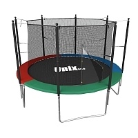 Батут UNIX line Simple 8 ft Color с внутренней сеткой TRSI8INC