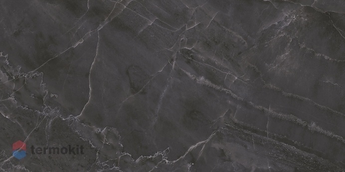 Керамическая плитка Laparet Olimpus настенная чёрный 34030 25х50