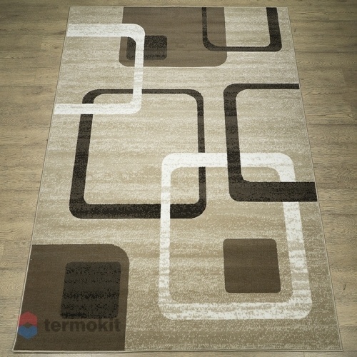 Ковёр Kitroom Лайла де Люкс 200x300 прямоугольный бежевый 15803 10822