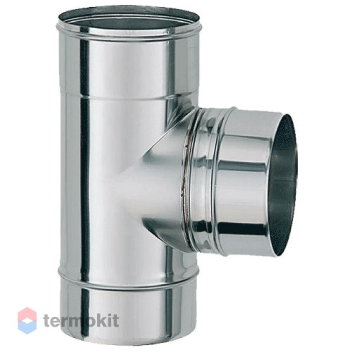 Тройник с заглушкой Bofill TTI 175/90 для дымохода ( одинарная нерж.)