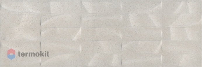 Керамическая плитка Kerama Marazzi Безана серый светлый структура обрезной 12151R настенная 25х75