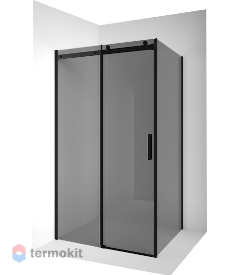 Душевой уголок Ambassador Benefit 2000x1400x800 (тонированное стекло) черный 19022203HBB-80HBB