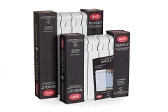 Секционный биметаллический радиатор Rifar Monolit 500 08 секций с боковым подключением