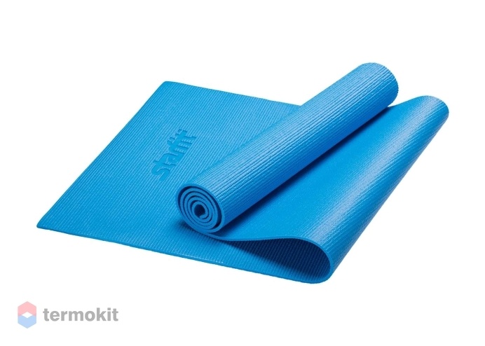 Коврик для йоги Starfit FM-101 PVC 173x61x0,3 см, синий
