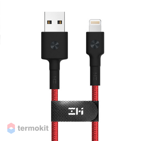 Кабель Xiaomi ZMI USB/Lightning Xiaomi ZMI MFi 30 см (красный)