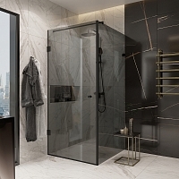 Душевой уголок STWORKI Орхус 2000x900x900 MV-OR-90x90-BL-T